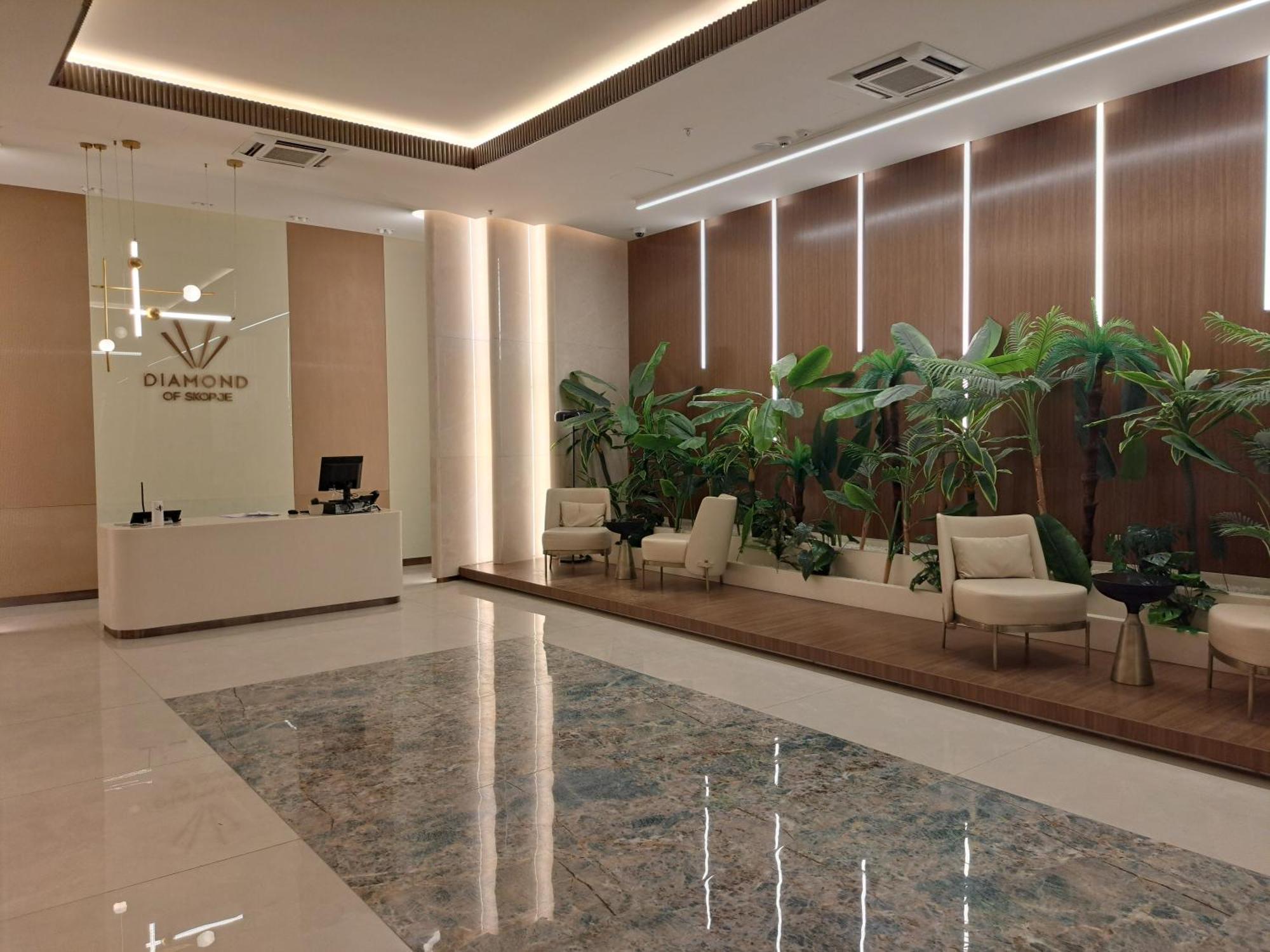 Divine 69 Luxury Apartment, Skopje City - Center, Diamond Residences, Free Parking Exterior foto